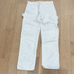 Women’s White Cargo Pants